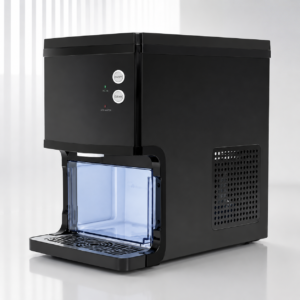 Portable Nugget Ice Maker with Self-Cleaning Function