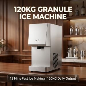 DIM-120A Commercial Countertop Ice Maker – 120kg/264lbs Daily Ice Production